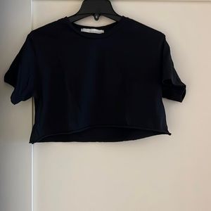 Black Crop T-Shirt